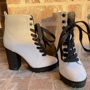 Express high heel boots